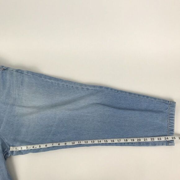 Vintage Lady Blair High Waisted Denim Mom Jeans Women's Plus Size 18PT - Picture 8 of 11